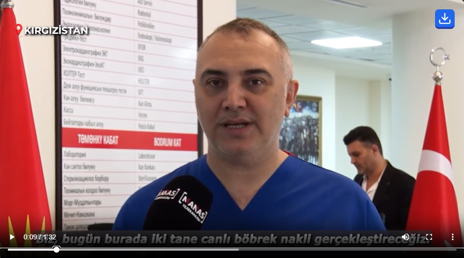 İki Kırgız Vatandaşının Böbrek Nakli Ameliyatını Başarıyla Gerçekleştirdi